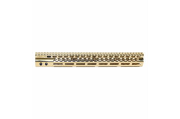Image of Guntec USA AR-15 Ultra Lightweight Thin M-LOK Free Floating Handguard w/ Monolithic Top Rail, 15in, Gold Plated, GT-15MLK-GLD