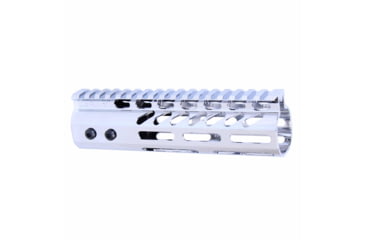 Image of Guntec USA AR-15 Ultra Lightweight Thin M-LOK Free Floating Handguard w/ Monolithic Top Rail, 7in, Chrome, GT-7MLK-C