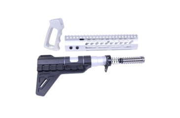 Image of Guntec USA AR-15 Ultra Pistol Furniture Set, Anodized Clear, UPS-CLEAR
