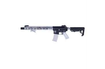 Image of Guntec USA AR-15 Ultra Lightweight Thin M-LOK Free Floating Handguard w/ Monolithic Top Rail, 15in, Chrome, GT-15MLK-C