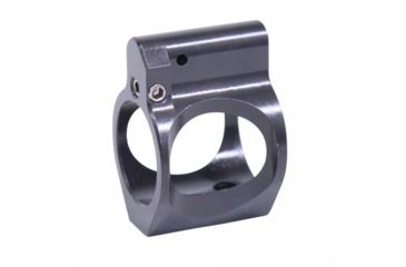 Image of Guntec USA AR-15 Ultralight Skeletonized Adjustable Gas Block, Steel, Low Profile, .750 Diameter, Nitride, GT750SS-ULTRA-ADJ