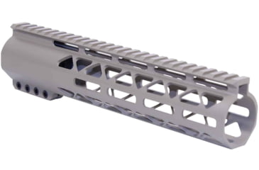 Image of Guntec USA AR-308 10in Air-Lok Series M-LOK Compression Free Floating Handguard w/ Monolithic Top Rail, Flat Dark Earth, GT-10ALC-308-FDE