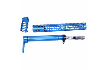 Image of Guntec USA AR .308 AIR Lite Series Complete Furniture Set, Blue, AIRLITE-SET-308-BLUE