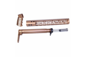 Image of Guntec USA AR .308 AIR Lite Series Complete Furniture Set, Bronze, AIRLITE-SET-308-BRZ