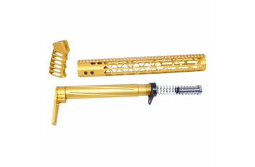 Image of Guntec USA AR .308 AIR Lite Series Complete Furniture Set, Gold, AIRLITE-SET-308-GOLD