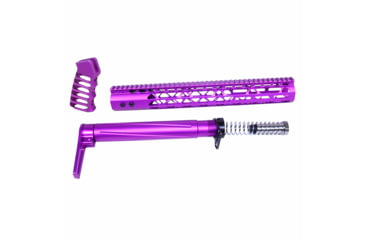 Image of Guntec USA AR .308 AIR Lite Series Complete Furniture Set, Purple, AIRLITE-SET-308-PURPLE