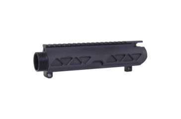 Image of GUNTEC USA AR .308 Airlite Series Cal Stripped Billet Upper Receiver, Black GT-UPPER-308-AL