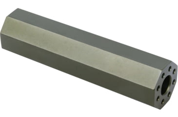 Image of Guntec USA AR .308 Cal 4.5in Octagonal Fake Suppressor, Anodized Green, 4.5FAKE-AR-OCTO-308-GREEN