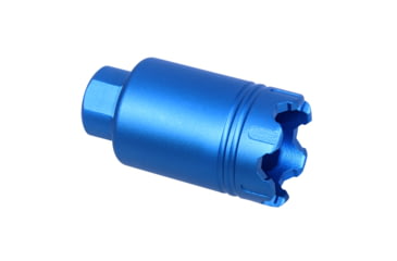 Image of Guntec USA AR .308 Cal Micro Trident Flash Can With Glass Breaker, Anodized Blue, MCONE-FH-S-C-308-BLUE