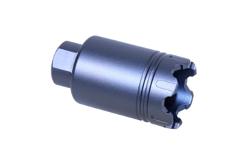 Image of Guntec USA AR .308 Cal Micro Trident Flash Can With Glass Breaker, Anodized Grey, MCONE-FH-S-C-308-GREY