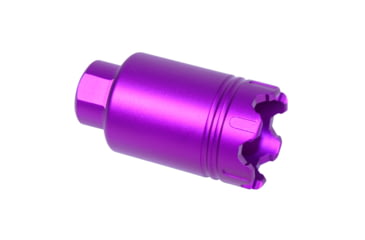 Image of Guntec USA AR .308 Cal Micro Trident Flash Can With Glass Breaker, Anodized Purple, MCONE-FH-S-C-308-PURPLE