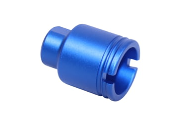 Image of Guntec USA AR .308 Cal Stubby Slim Compact Flash Can, Anodized Blue, SCONE-FH-308-BLUE