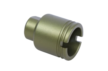Image of Guntec USA AR .308 Cal Stubby Slim Compact Flash Can, Anodized Green, SCONE-FH-308-GREEN