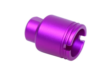 Image of Guntec USA AR .308 Cal Stubby Slim Compact Flash Can, Anodized Purple, SCONE-FH-308-PURPLE