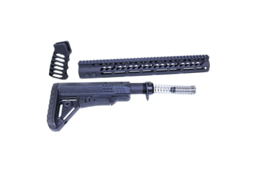 Image of Guntec USA AR .308 Ultralight Series Complete Furniture Set, Black, ULTRA-SET-308