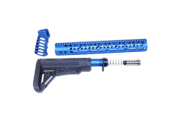 Image of Guntec USA AR .308 Ultralight Series Complete Furniture Set, Blue, ULTRA-SET-308-BLUE
