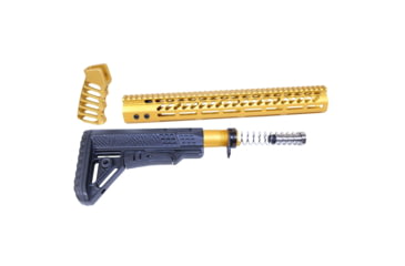 Image of Guntec USA AR .308 Ultralight Series Complete Furniture Set, Gold, ULTRA-SET-308-GOLD