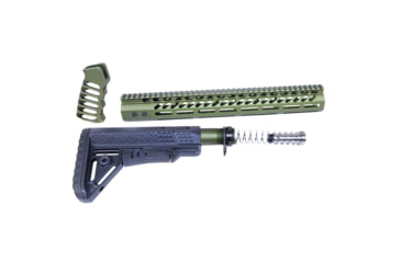 Image of Guntec USA AR .308 Ultralight Series Complete Furniture Set, Green, ULTRA-SET-308-GREEN