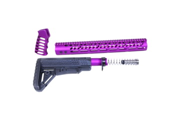 Image of Guntec USA AR .308 Ultralight Series Complete Furniture Set, Purple, ULTRA-SET-308-PURPLE