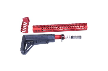 Image of Guntec USA AR .308 Ultralight Series Complete Furniture Set, Red, ULTRA-SET-308-RED