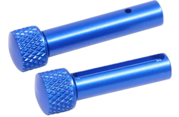 Image of Guntec USA AR 5.56 Cal Extended Takedown Pin Set, Gen 2, Anodized Blue, TDP-SET-G2-BLUE
