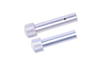 Image of Guntec USA AR 5.56 Cal Extended Takedown Pin Set, Gen 2, Anodized Clear, TDP-SET-G2-CLEAR