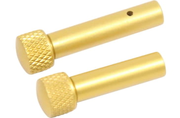 Image of Guntec USA AR 5.56 Cal Extended Takedown Pin Set, Gen 2, Anodized Gold, TDP-SET-G2-GOLD
