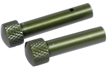 Image of Guntec USA AR 5.56 Cal Extended Takedown Pin Set, Gen 2, Anodized Green, TDP-SET-G2-GREEN