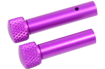 Image of Guntec USA AR 5.56 Cal Extended Takedown Pin Set, Gen 2, Anodized Purple, TDP-SET-G2-PURPLE