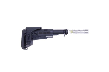Image of Guntec USA AR 9mm Multi Caliber Collapsible Stock w/Adjustable Cheek Riser, Black, MCS-R-9
