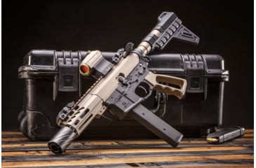 Image of Guntec USA AR Micro Breach Pistol Brace, Black, MBPB-SHELL