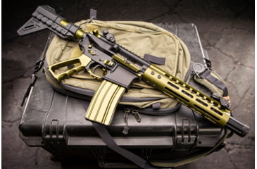 Image of Guntec USA AR Micro Breach Pistol Brace, Black, MBPB-SHELL