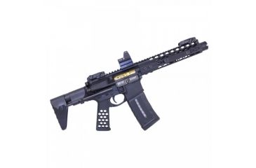 Image of GUNTEC USA Ar15 9mm Dedicated Stripped Billet Upper Receiver, Black GT-UPPER-9