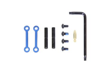 Image of Guntec USA AR15 Complete Anti-Rotation Trigger/Hammer Pin Set, Anodized Blue, GT-ARP-BLUE