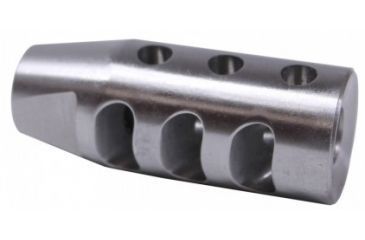 Image of GUNTEC USA AR15 Multi Port Stainless Steel Compensator, 9mm, Stainless Steel ARMB-3-SS-9, EDEMO2