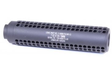 Image of GUNTEC USA AR15 Reverse Thread Slip Over Socom Style Fake Suppressor, 9mm, Black SOCOM-9
