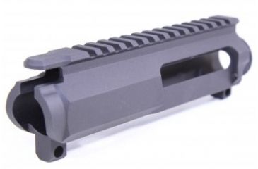Image of GUNTEC USA AR15 Stripped Slab Side Billet Upper Receiver, Black GT-UPPER-SLB