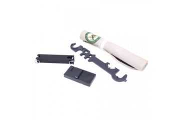 Image of Guntec USA Basic Tool Kit, AR-15, Armorers Wrench/Upper Vise Block/Lower Vise Block/Armorers Neoprene Mat, Black ARTOOL-KIT-BASIC