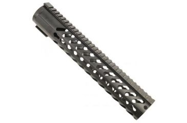 Image of GUNTEC USA Gen 2 Free Floating Keymod Handguard w/Sectional Side/Bottom Rails,12in MKH-12
