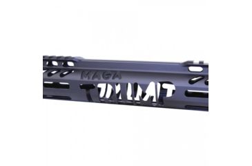 Image of Guntec USA Gen 2 Trump MAGA Series Limited Edition Handguard, AR-15, M-LOK, 15 inch, Black Anodize TRUMP-HG