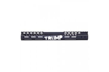 Image of Guntec USA Gen 2 Trump MAGA Series Limited Edition Handguard, AR-15, M-LOK, 15 inch, Black Anodize TRUMP-HG