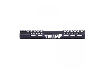 Image of Guntec USA Gen 2 Trump MAGA Series Limited Edition Handguard, AR-15, M-LOK, 15 inch, Black Anodize TRUMP-HG