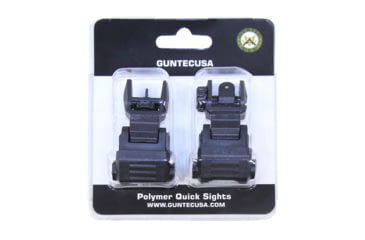 Image of Guntec Usa Guntec Pqs Poly Quick Sights Set Black