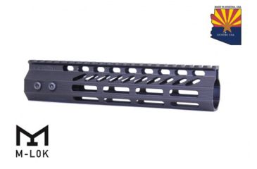 Image of Guntec Usa Guntec Ultra Slim Handguard Octagonal 9'' M-lok Black