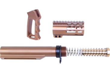 Image of Guntec USA AR-15 M-LOK Micro Pistol Furniture Set w/ Milspec Buffer Tube