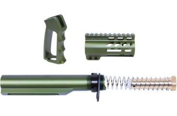 Image of Guntec USA AR-15 M-LOK Micro Pistol Furniture Set w/ Milspec Buffer Tube