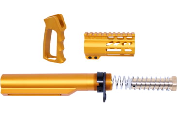 Image of Guntec USA AR-15 M-LOK Micro Pistol Furniture Set w/ Milspec Buffer Tube