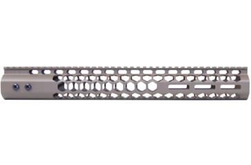 Image of Guntec USA Honeycomb M-LOK Free Floating Handguard With Monolithic Top Rail