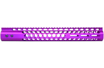 Image of Guntec USA Honeycomb M-LOK Free Floating Handguard With Monolithic Top Rail