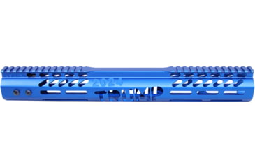 Image of Guntec USA Limited Edition Trump Series M-LOK System Free Floating Handguard w/Monolithic Top Rail, .308 Caliber, 15in, Anodized Blue, GT-15MLK-TRUMP-308-BLUE